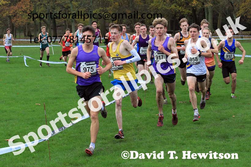 Junior Men, 2022 British Athletics Cross Challenge, Sefton Park, Liverpool.  Photo: David T. Hewitson/Sports for All Pics